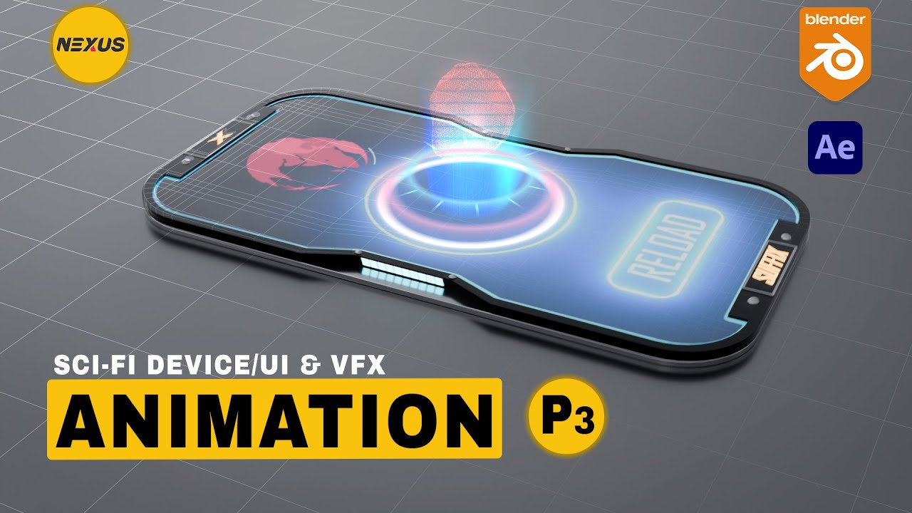 Camera Data & AE Animation | Sci-Fi Device Series (Part 3)