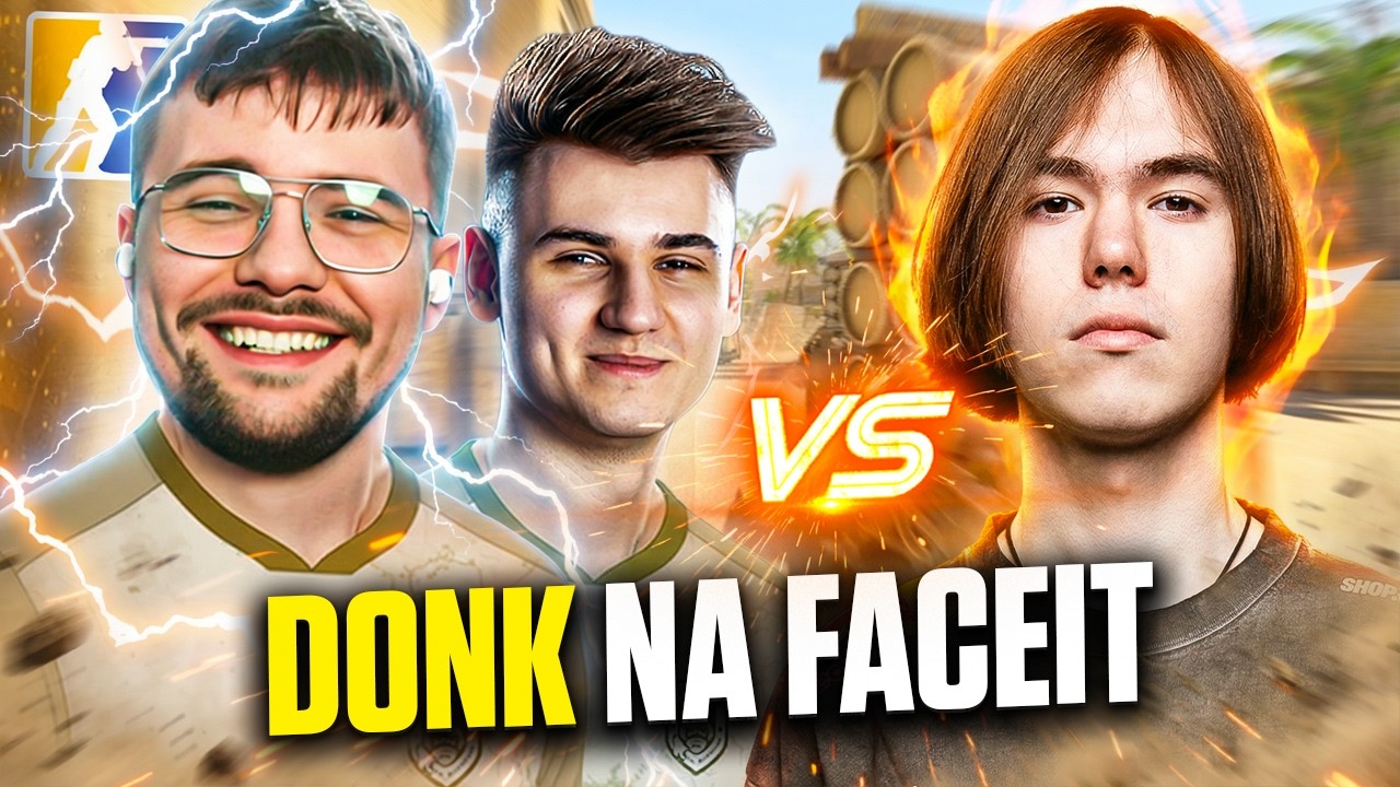 GOOFY & TOM vs DONK NA FACEIT W CS2!