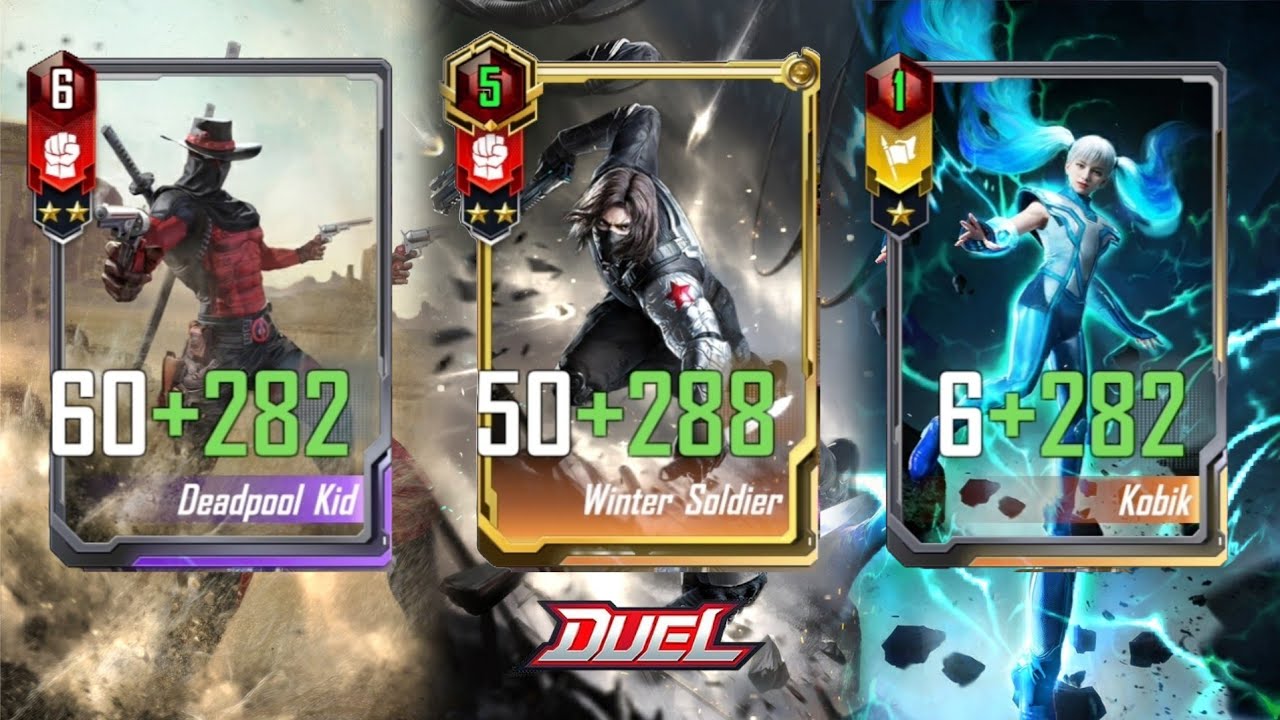 DEADPOOL KID WITH KOBIK & WINTER SOLDIER | MARVEL DUEL