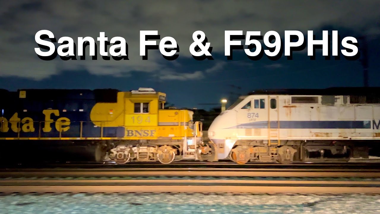 BNSF Local With Ex-Metrolink F59PHIs