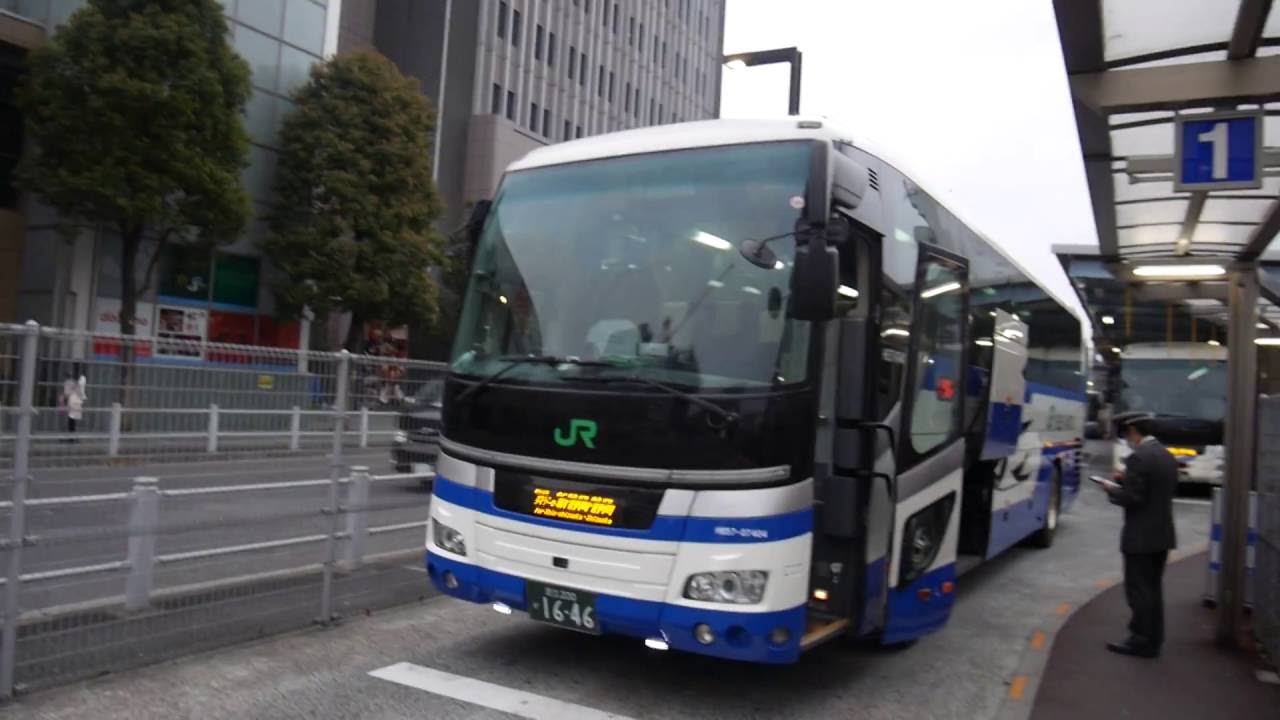 【前面展望】新宿駅南口～清水駅～静岡駅【ジェイアールバス関東･駿府ライナー】