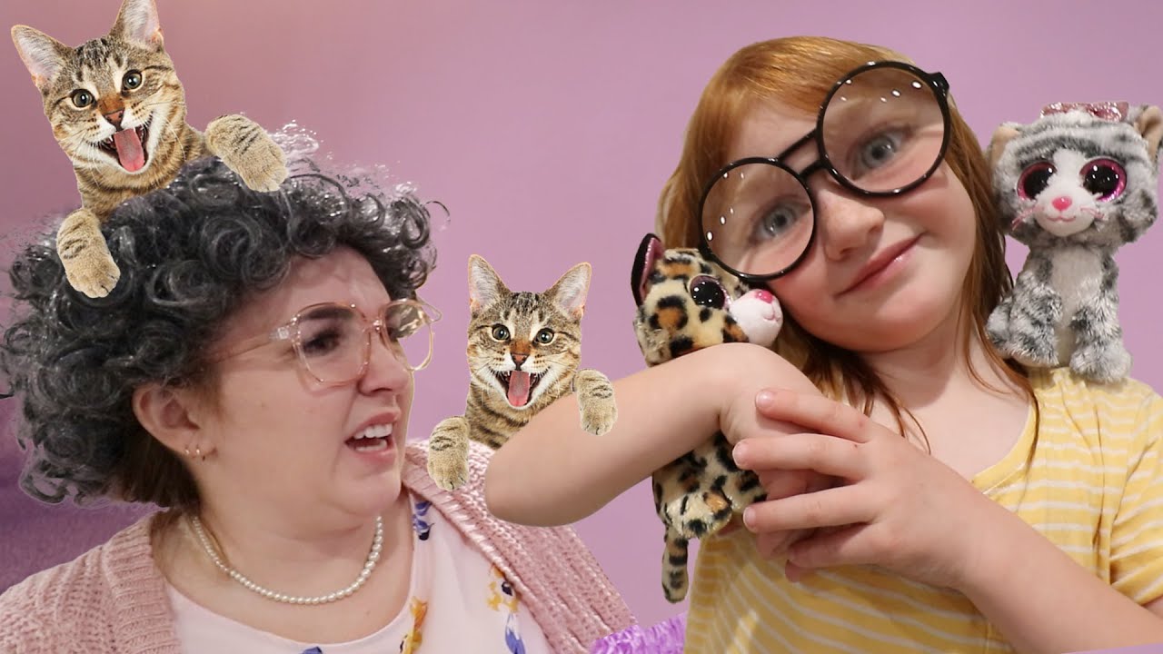 ДЕТЕКТИВ КОТА АДЛИ 🐱 Бабушка потеряла всех своих кошек! И играет с папой в прятки с питомцами в R...