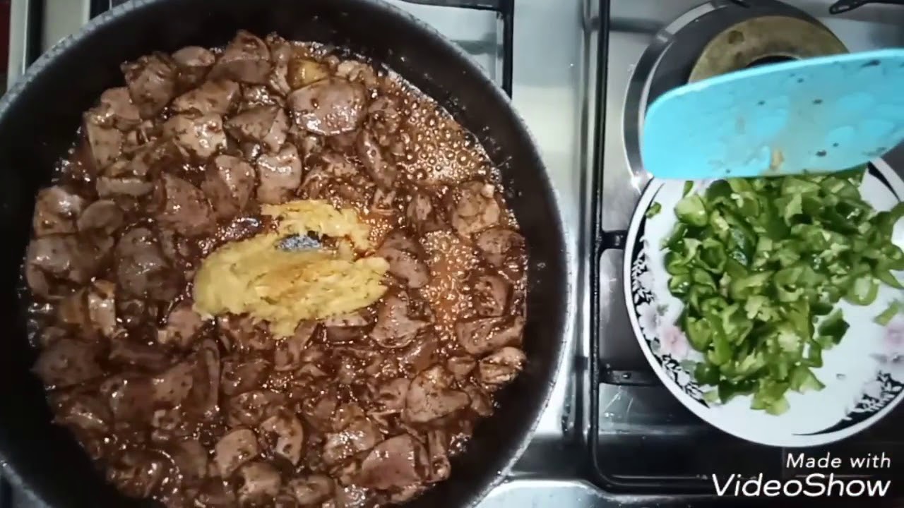 أسهل كبد وقوانص الديك الرومي حصري علي الشاشة فوود 😍👍👍