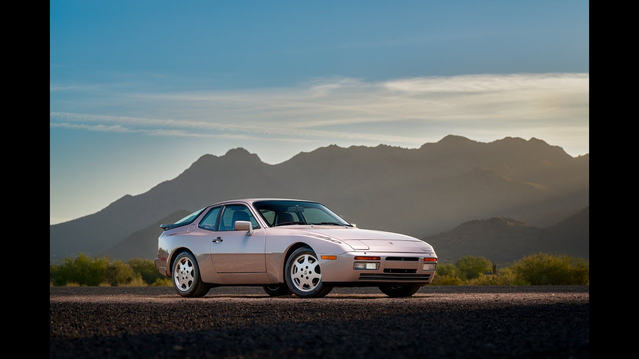 1988 Porsche 944 Turbo S Silver Rose Walk Around