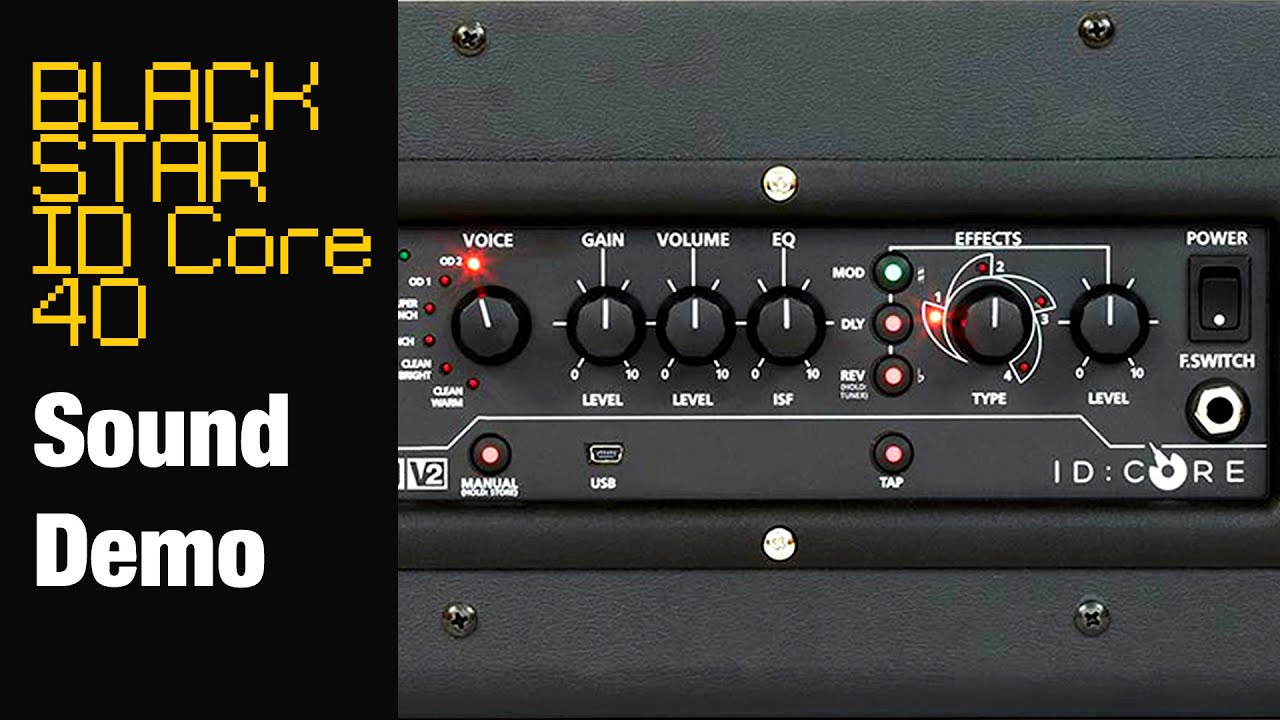 Blackstar ID Core 40 Sound Demo (One of the best AMPS for beginners)