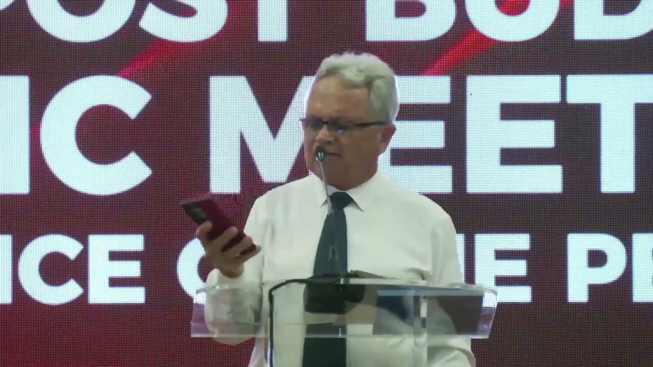Hon. Colm Imbert, MP - PNM Post Budget Public Meeting In Defence Of The People: Belmont
