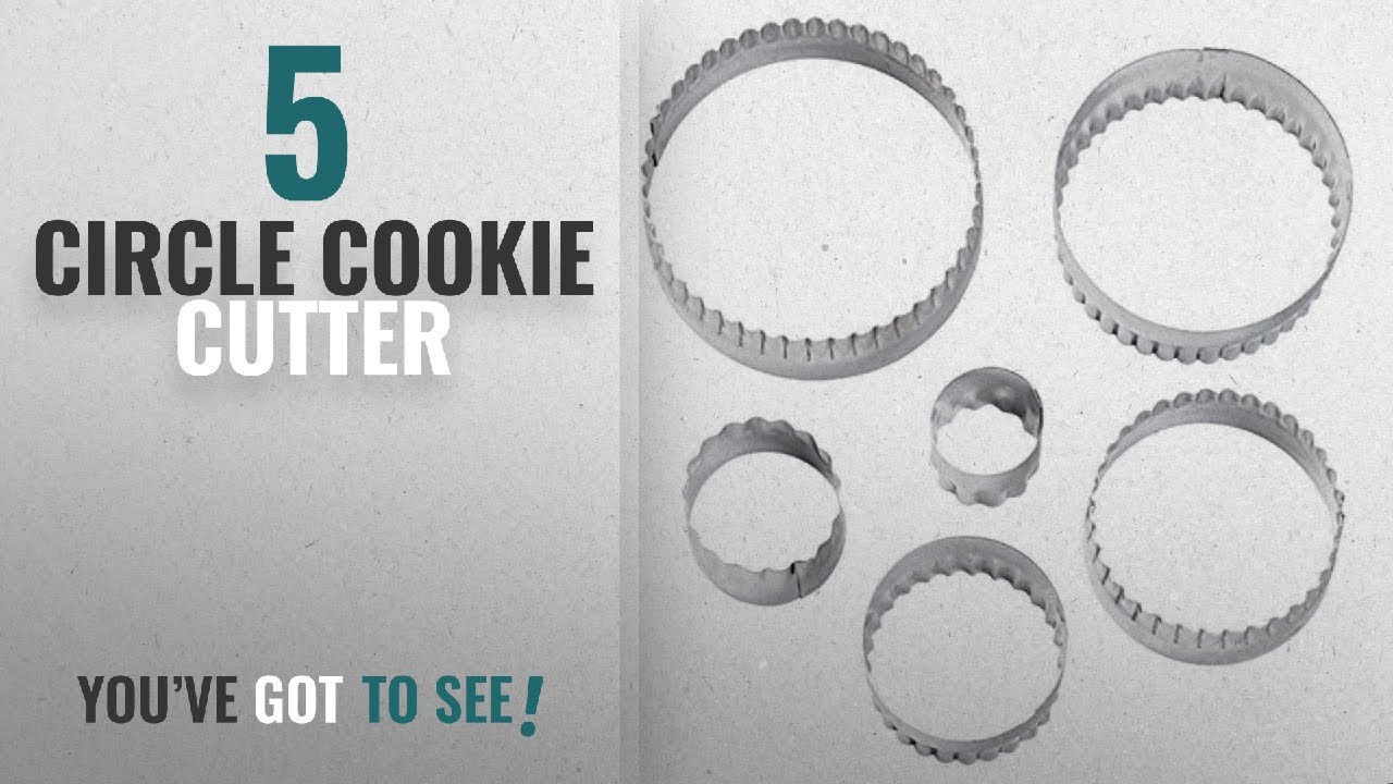 Best Circle Cookie Cutter [2018]: Wilton 417-2581 6-Piece Nesting Fondant Double Sided Cut Out
