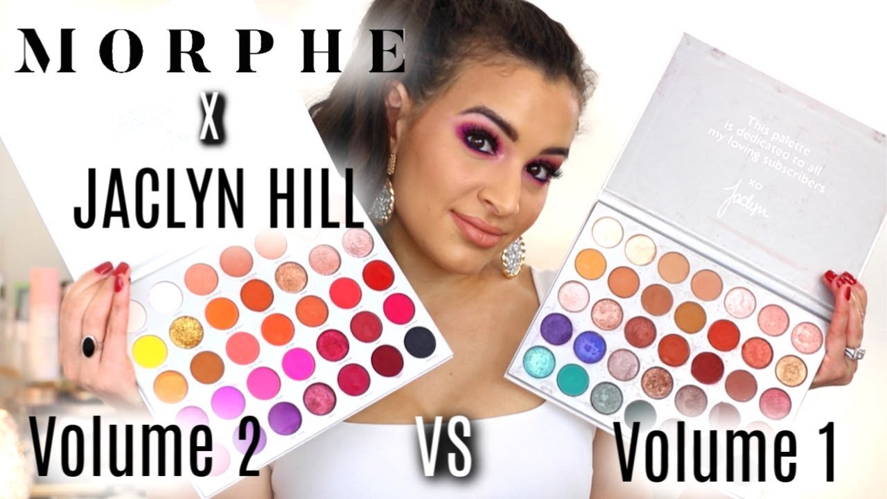 MORPHE JACLYN HILL PALETTE VOLUME II VS JACLYN HILL PALETTE VOLUME I