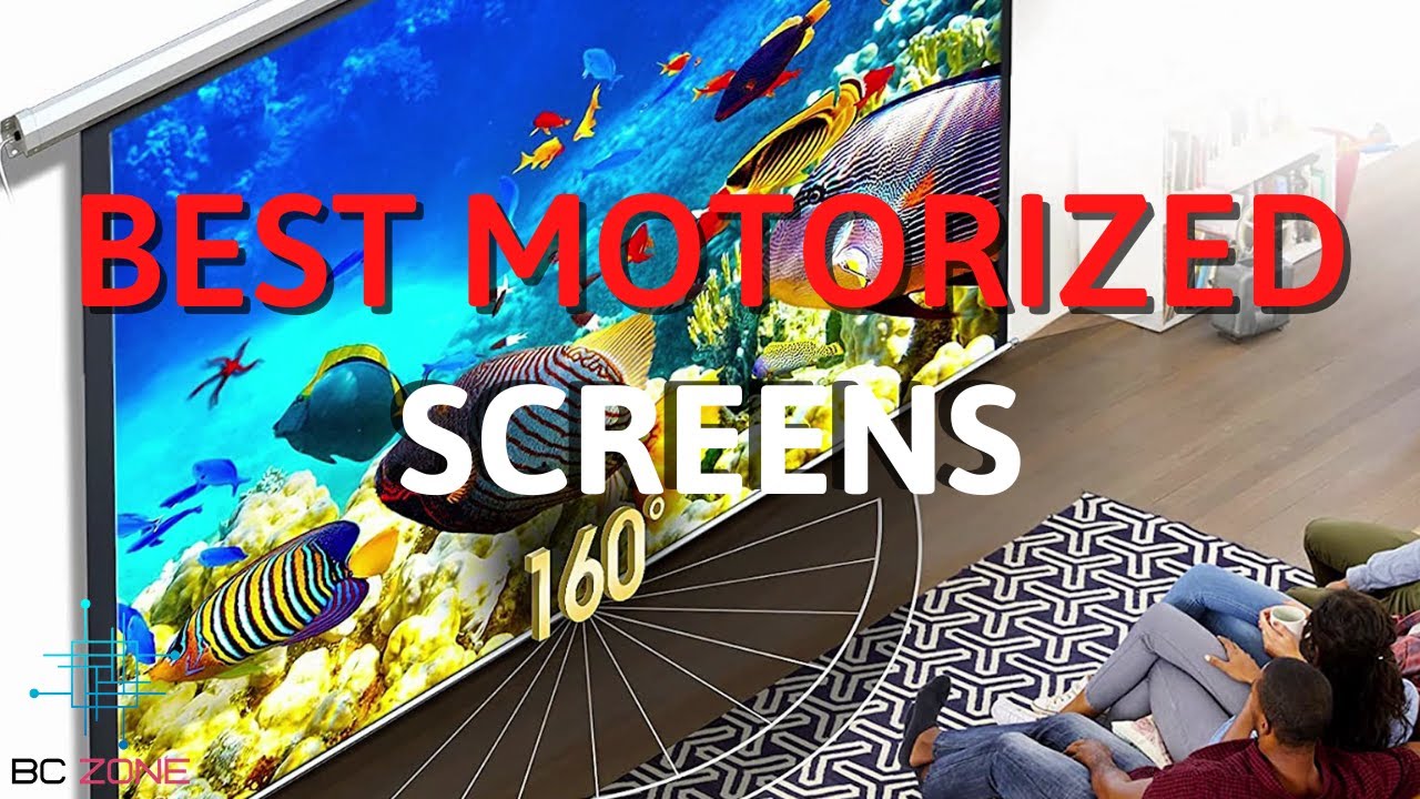 THE BEST MOTORIZED PROJECTOR SCREENS IN 2025! (TOP 3)