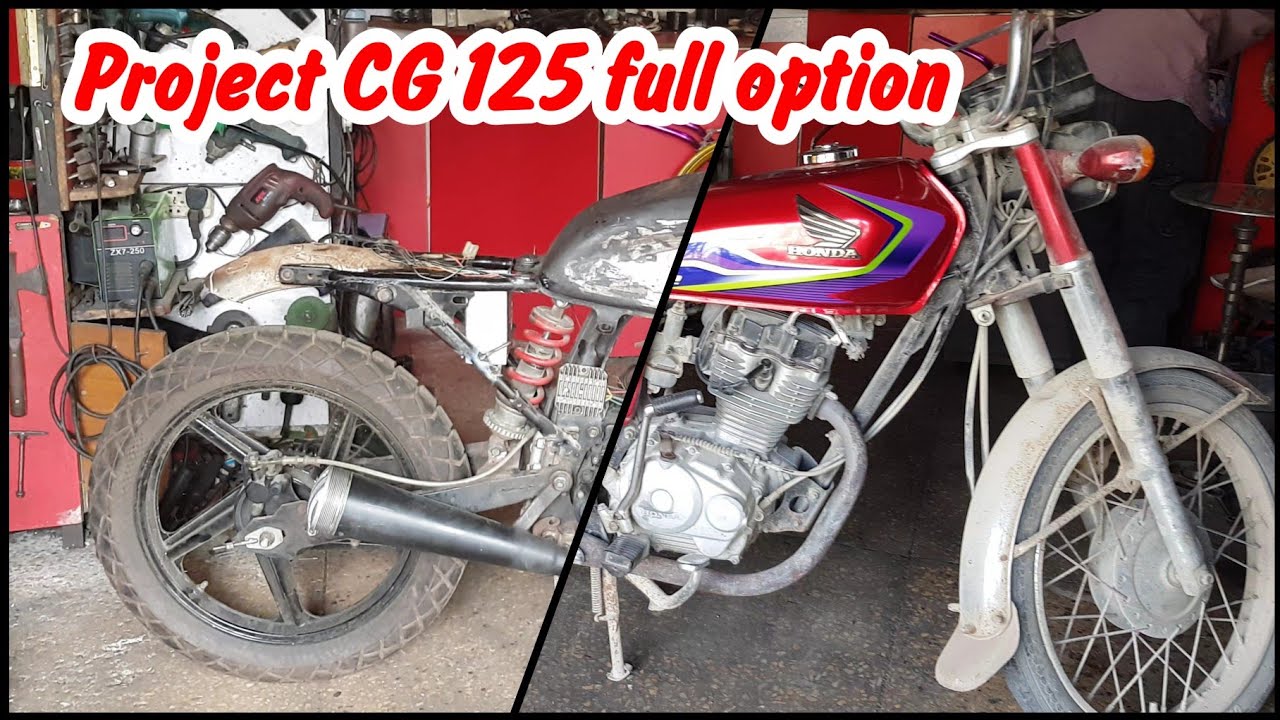 Project Honda CG 125 full option By Tamoor Pervaiz