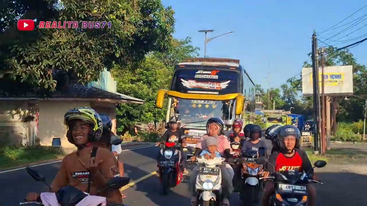 NGOYOD BUS QQ TRANS MORPHIN‼️ Rame Full Basuri || REALITA BUS71