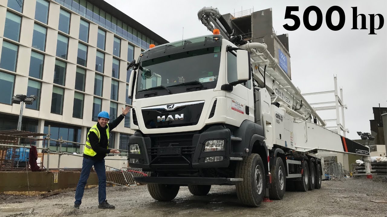 2019 MAN TGS 51.500 Full Tour & Test Drive | Concrete Pumping Truck!