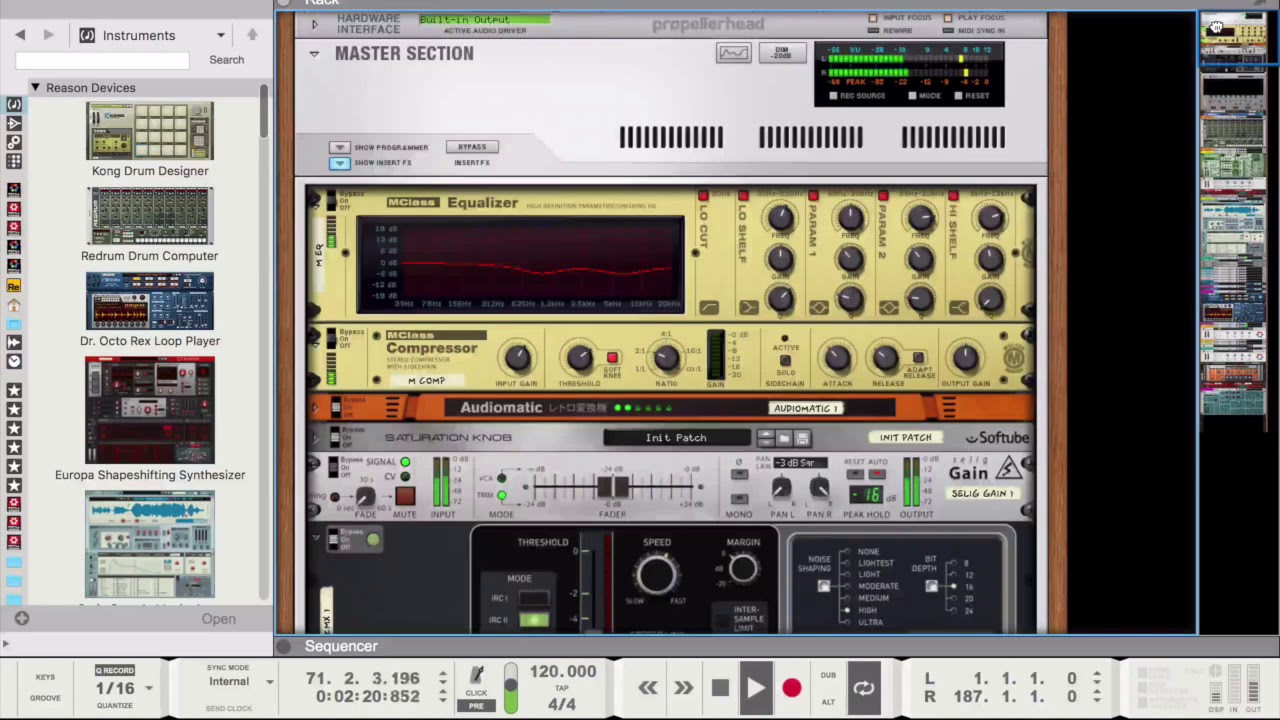 Deep House - Propellerhead Reason 10 - #1stReason10 Challenge