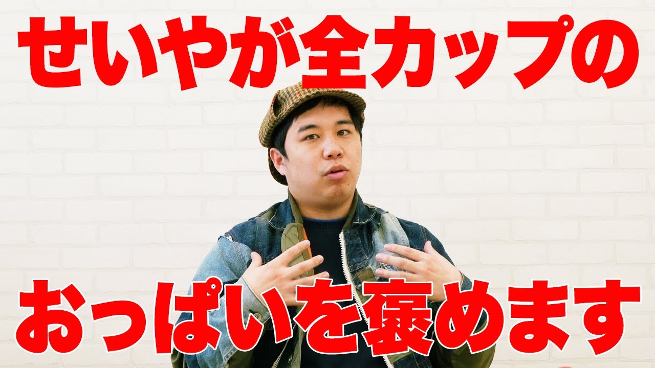 せいやが全カップのおっぱいを褒めます【霜降り明星】