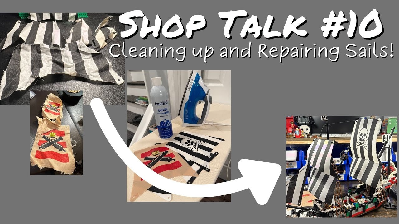 Shop Talk #10 – Cleaning up Lego Sails