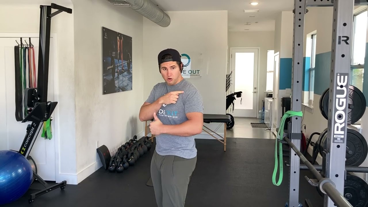 Banded Internal Rotation Mobilization - Band at Shoulder
