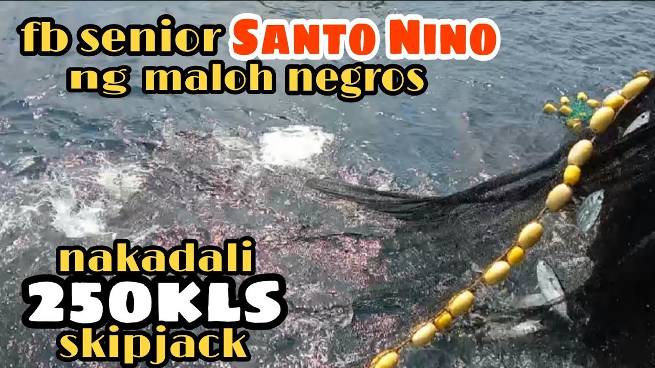 f/b senior Santo Nino nakadali ng 250kls skipjack - K-DO VLOG