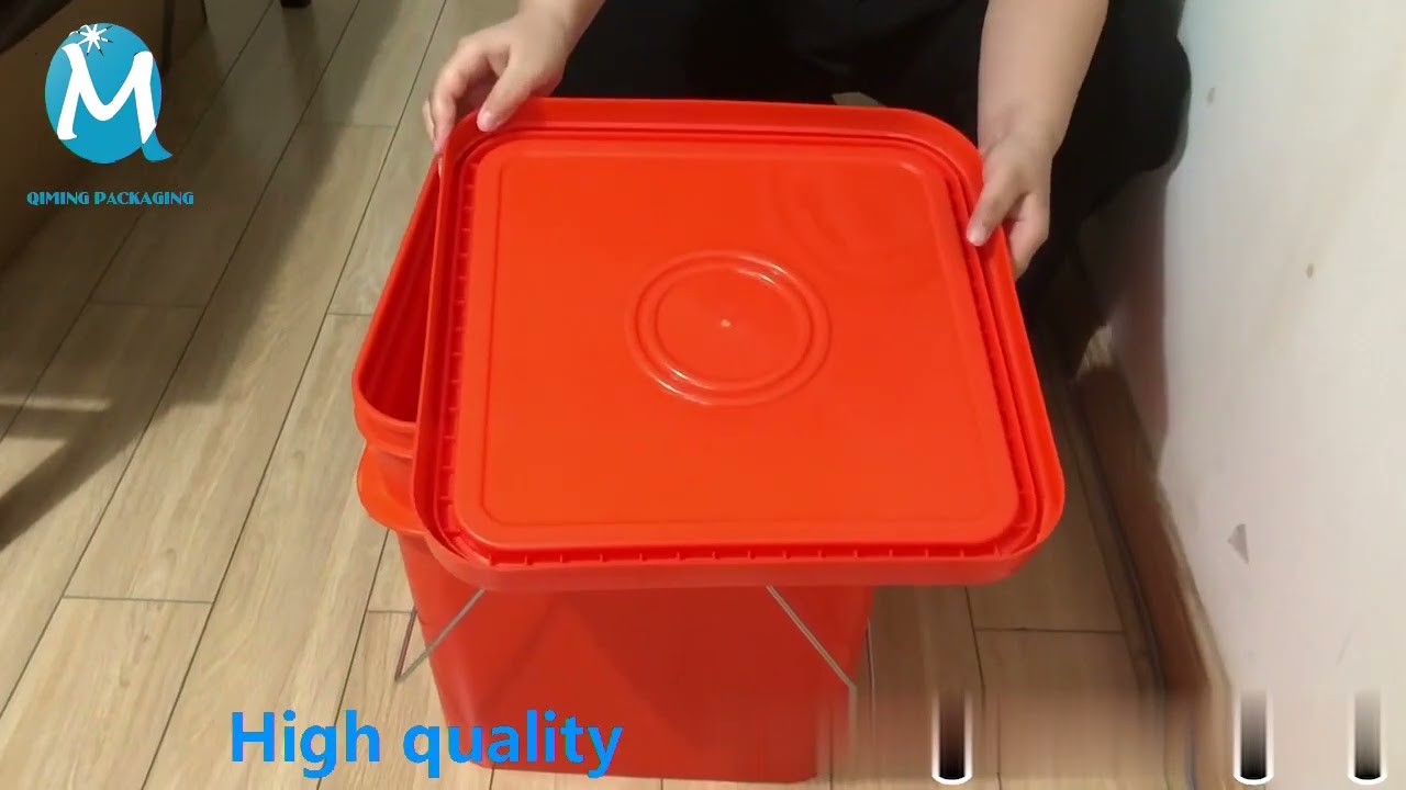 Square plastic buckets 1L-40L