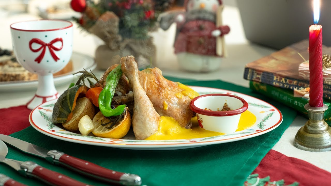 [면역밥상] 크리스마스에 이거 하나면 끝, 로스트치킨 🎄🍗