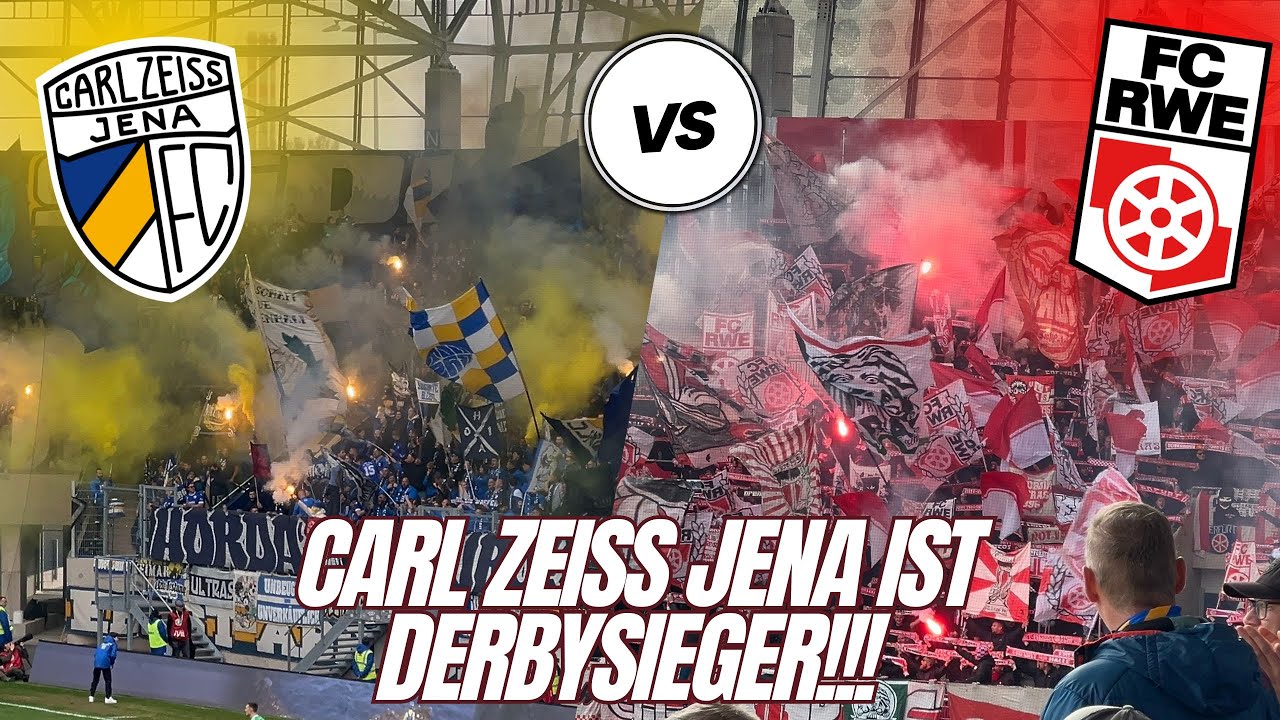 🔥 CARL ZEISS JENA ENTSCHEIDET THÜRINGER DERBY!!! /Jena vs. Erfurt / FANPRIMUS STADIONVLOG