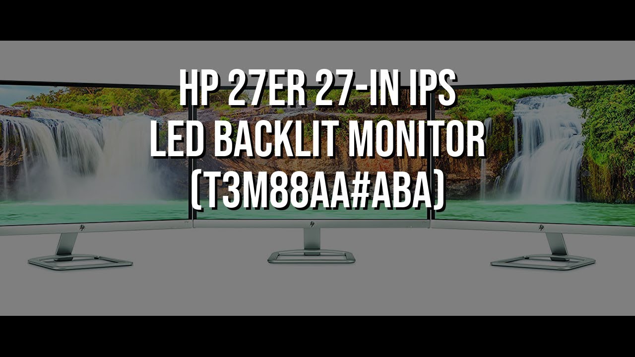 HP 27er 27-in IPS LED Backlit Monitor (T3M88AA#ABA)