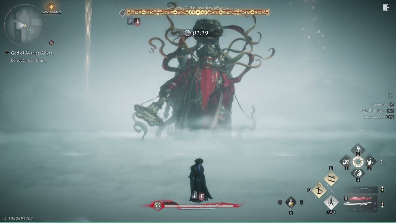 Where Winds Meet - God of Avarice Abyss Challenge (No Hit) - Dual Blades + Rope Dart