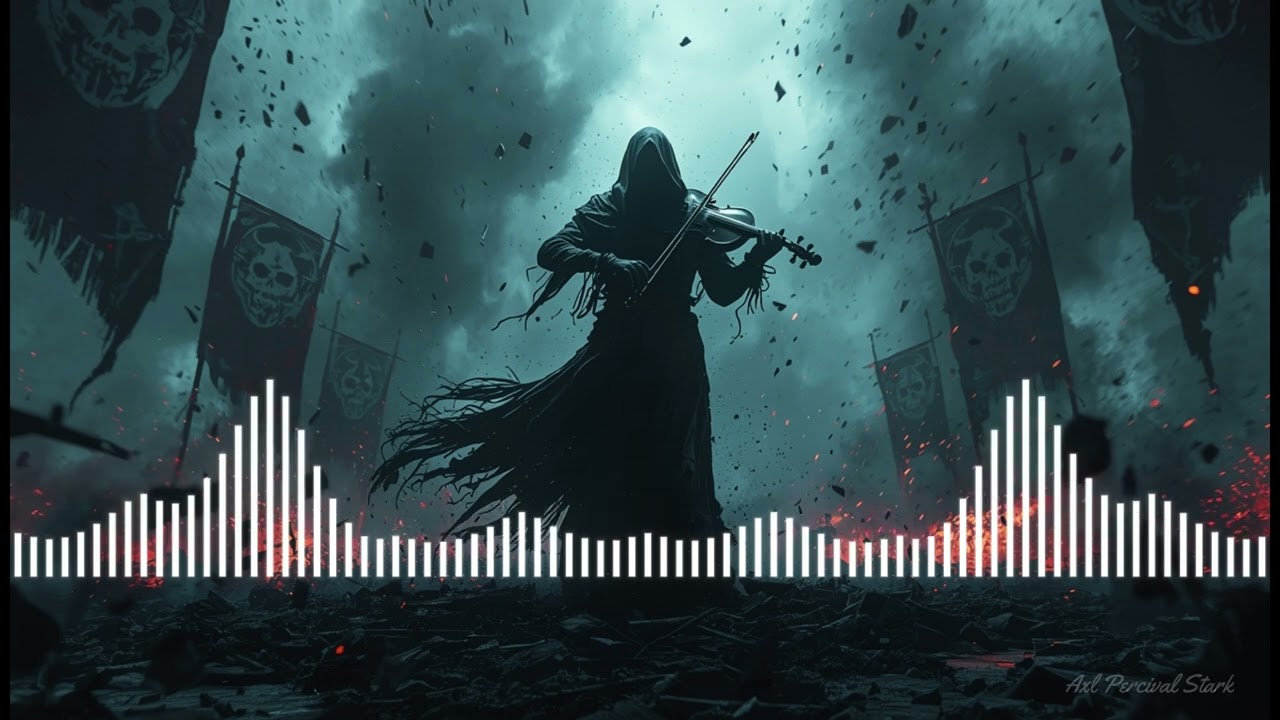 Epic Death Metal Violin Cinematic Battle Music Inspired by Ancient Wars and Fallen Gods