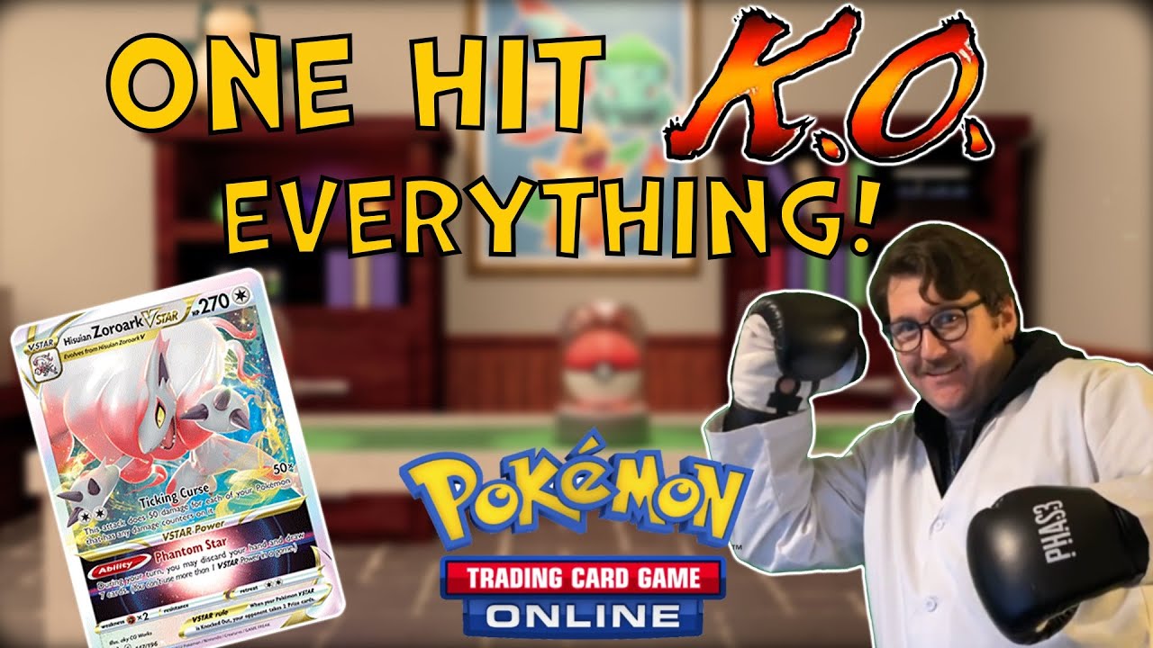 One Hit KO EVERY deck! - Hisuian Zoroark VStar Deck Breakdown - Pokemon TCGO