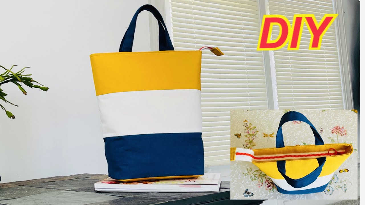 DIY 帆布袋 椭圆底帆布包 拼接帆布包/canvas bag