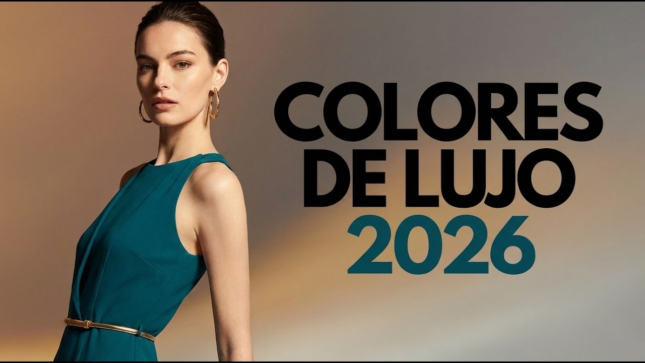 Los 6 Colores de Lujo que Dominan el 2026.