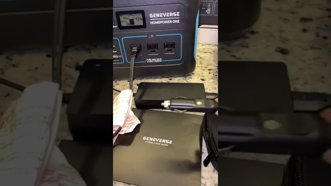 Geneverse Solar Generator For Homes: Portable Power Station