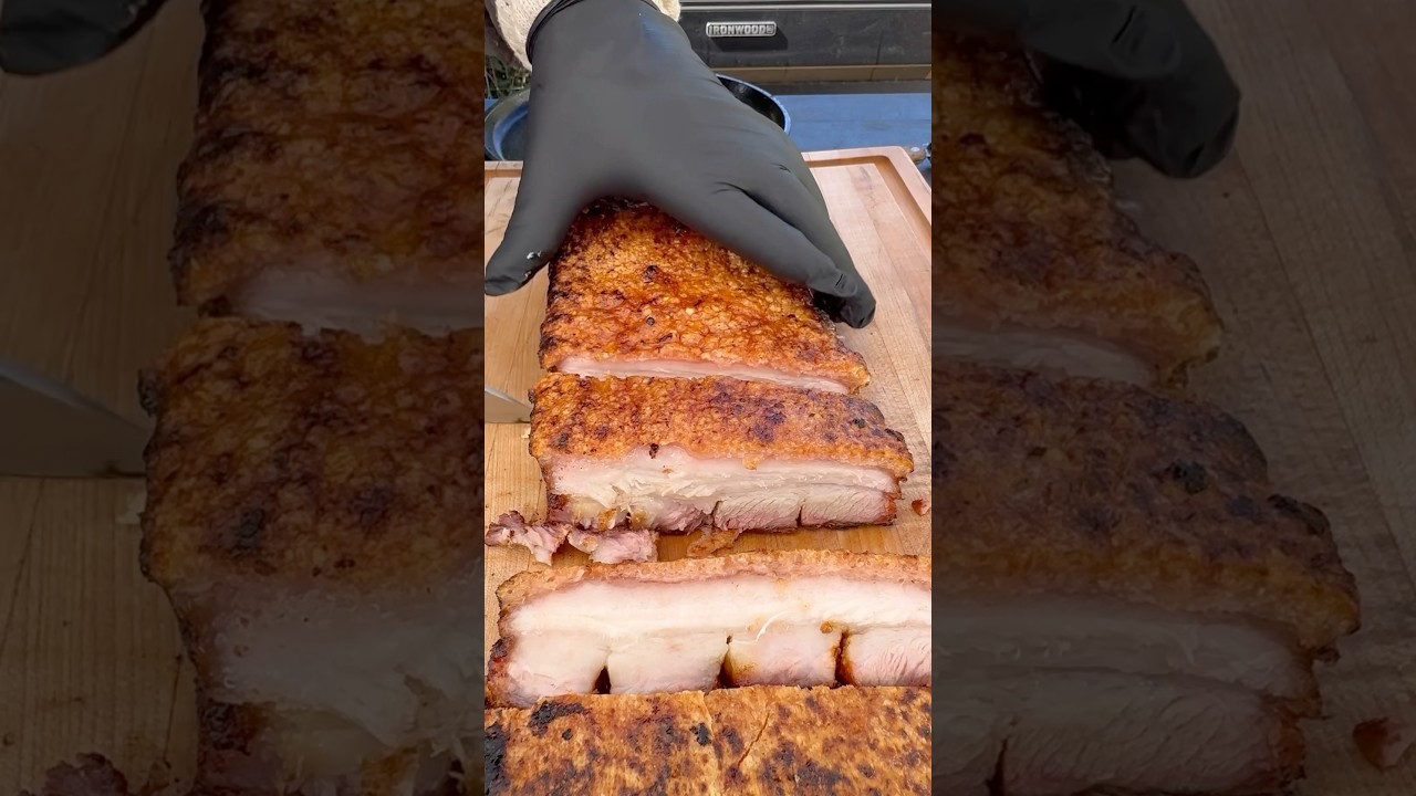 Crispy pork belly