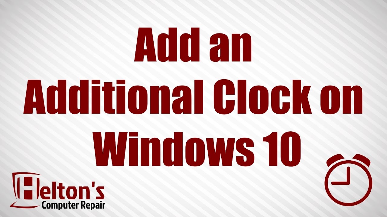 How to Add or Remove Additional Clock Times 🕑 on Windows 10