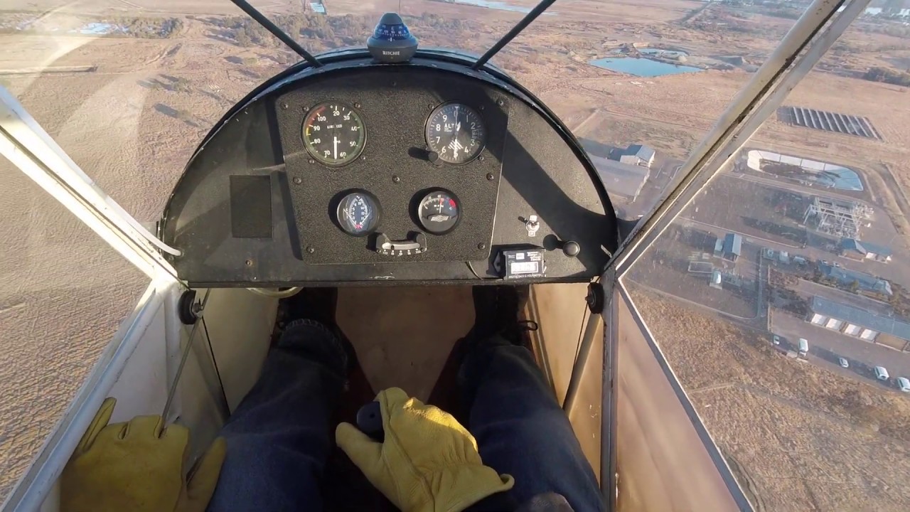 Baby Bird Dog - First GoPro Flight - Rotax 277/J3 Kitten