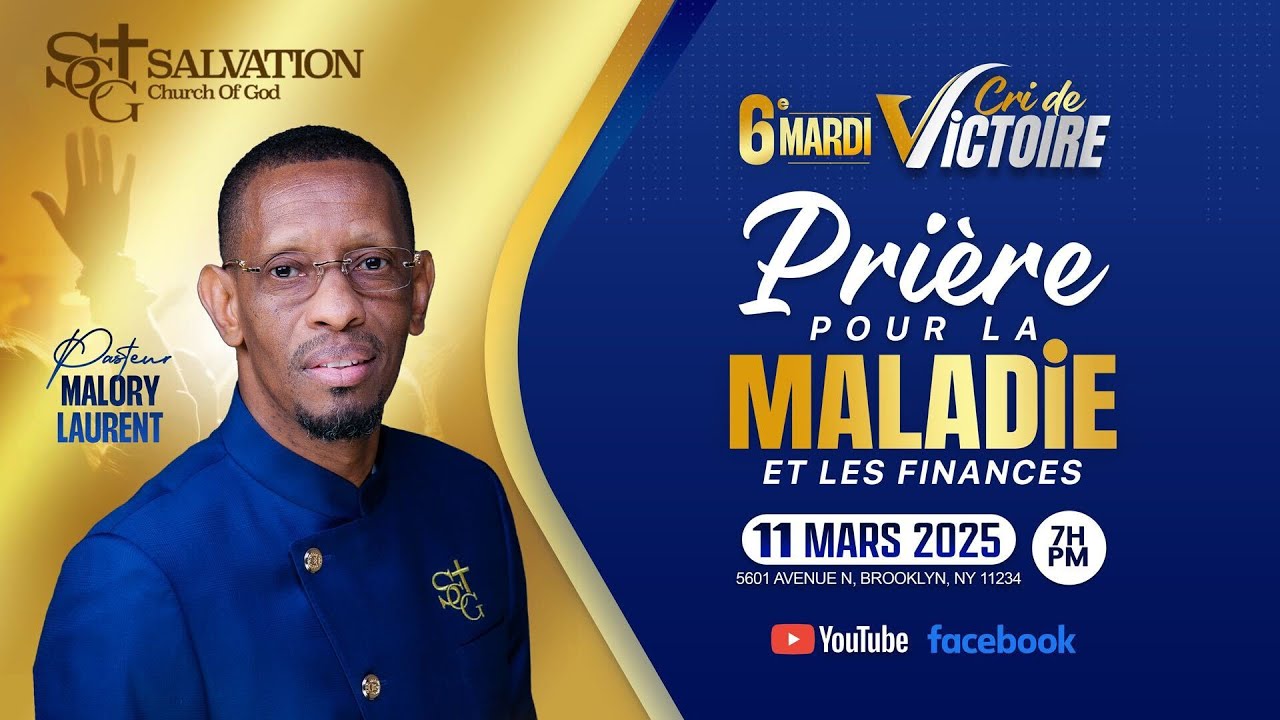 7 Mardi Cri de Victoire | Day #6| Salvation Church of God | Pasteur Malory Laurent