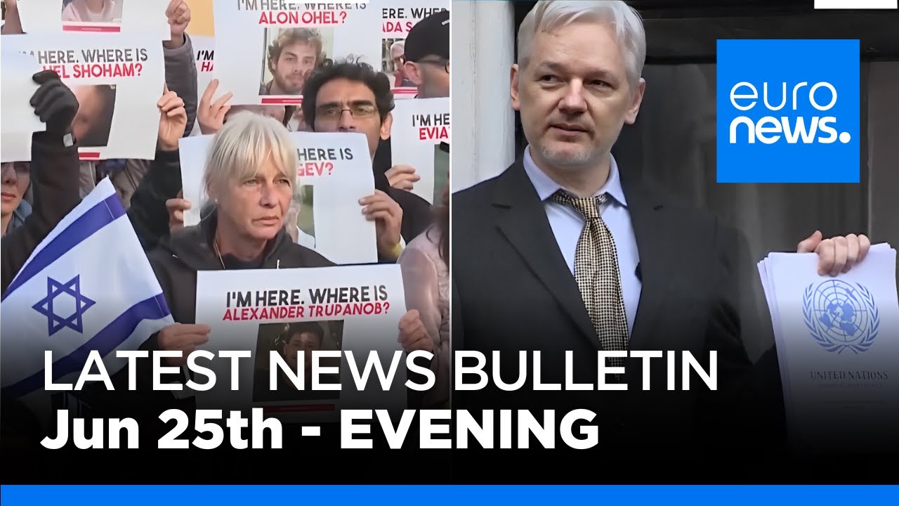 Latest news bulletin: June 25th 2024 Evening | euronews 🇬🇧