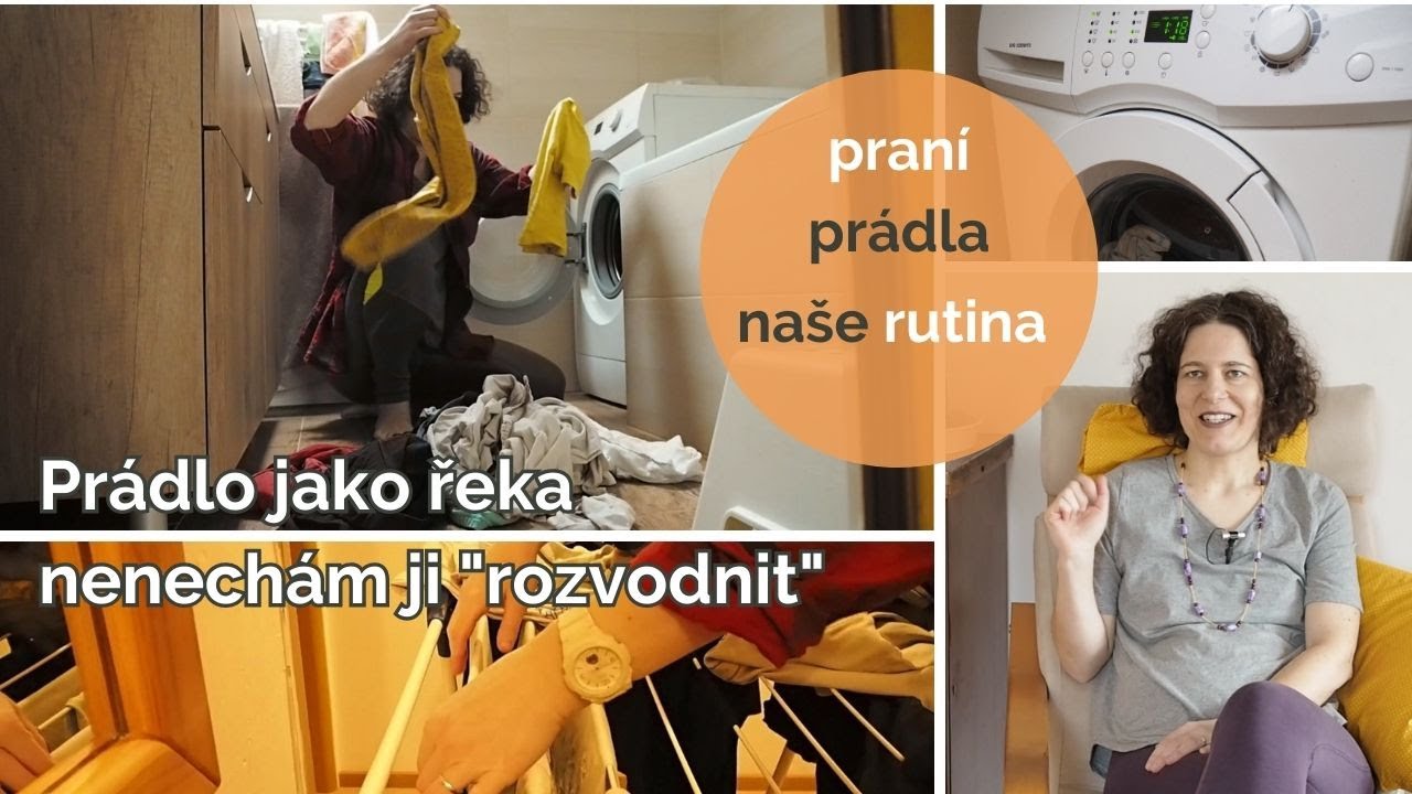 Jak zvládám neustálý tok prádla u nás doma | rutina praní prádla | praní, sušení, skládání