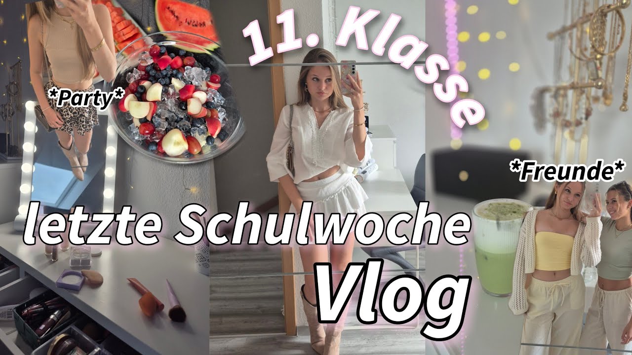 Letzte Schulwoche vor den Sommerferien🥥🤍 11. Klasse/ Oberstufe Vlog | It is Darja