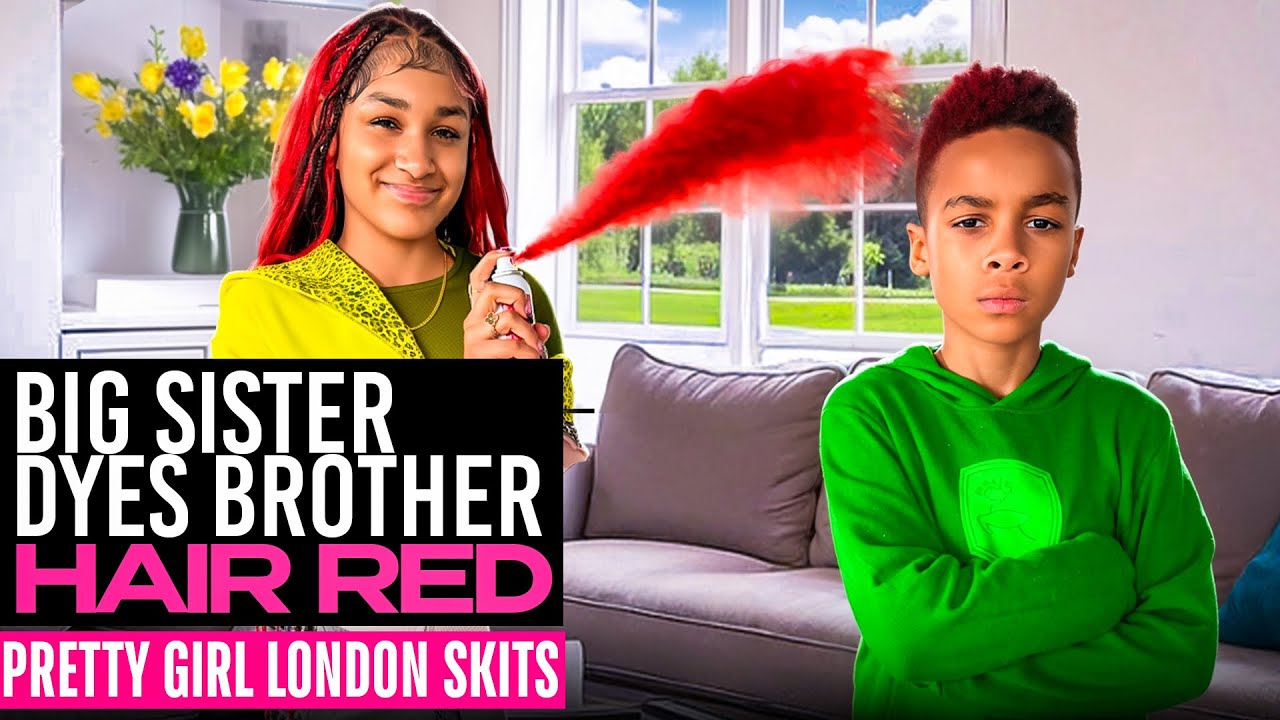 SNEAKY SIBLING DYES BROTHER HAIR RED .. WHAT HAPPEN NEXT IS SHOCKING