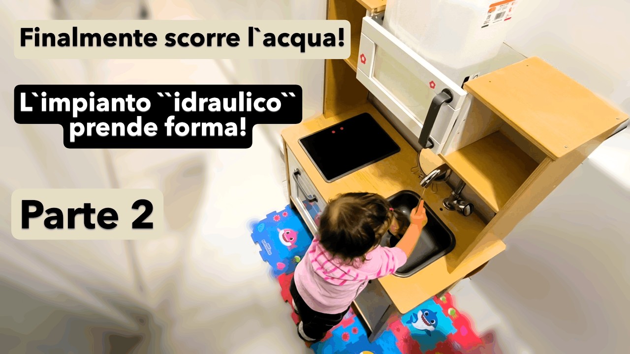 ACQUA VERA nella cucina IKEA! Idraulica e primo test riuscito! (Parte 2)