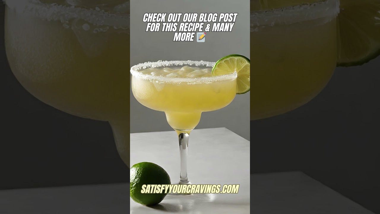 THE PERFECT MARGARITA RECIPE #cocktailoftheday #cocktailrecipes #classiccocktails