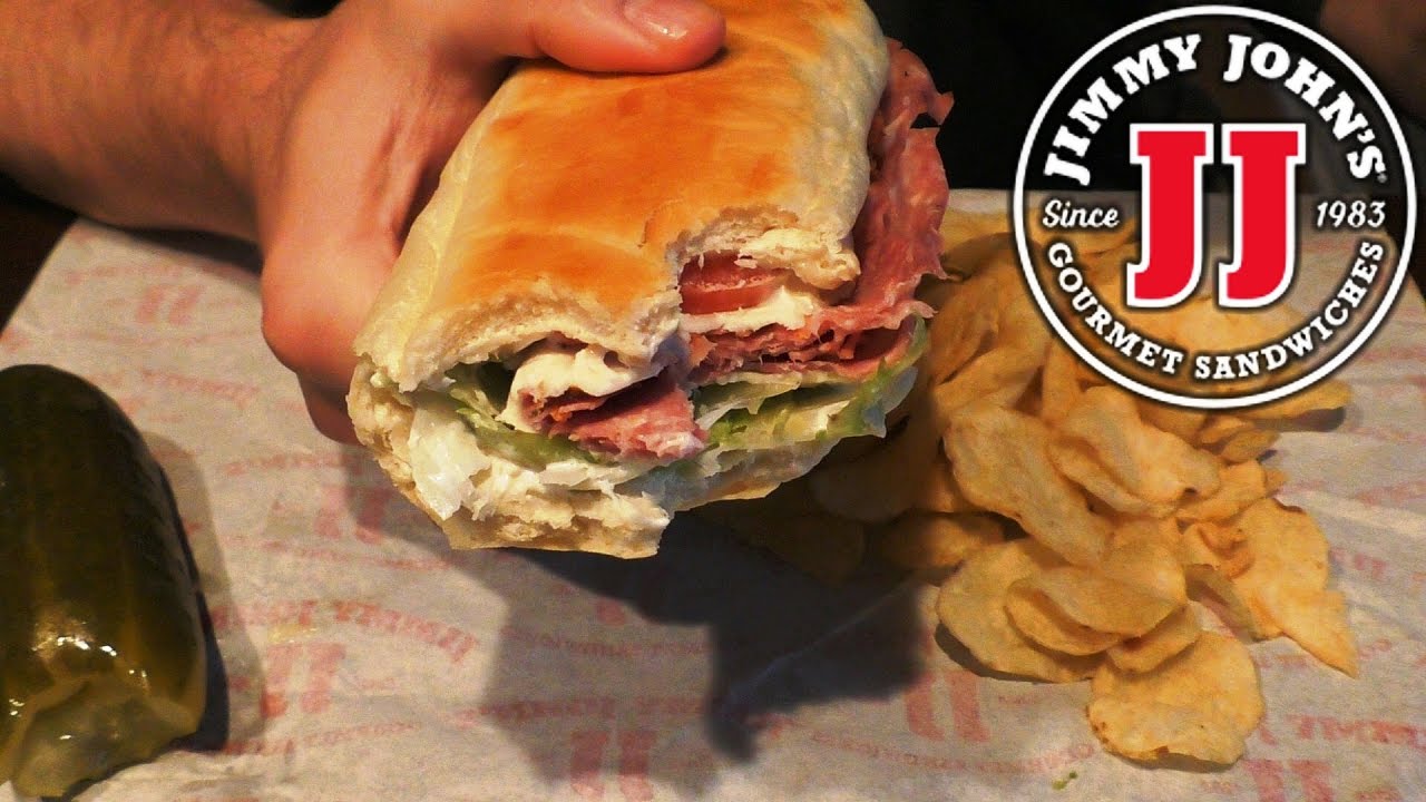 ASMR: Eating Jimmy John's Italian Sub w/ Chips & Pickle (No talking)