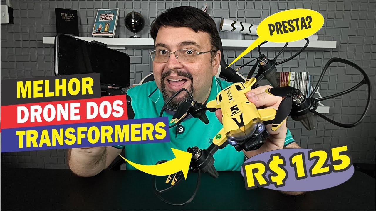 DRONE BUMBLEBEE por MENOS de R$200! Monster M5: O FIM dos DRONES CAROS? (Drone Bom e Barato?)