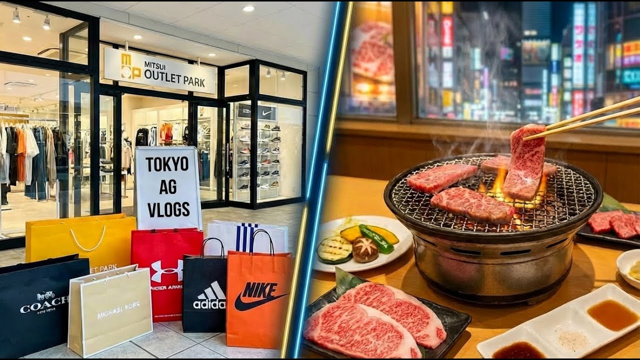 Tokyo Outlet’te Aşırı Ucuz Alışveriş! 😱 Wagyu & Kobe Eti Deneyimi | Part 1