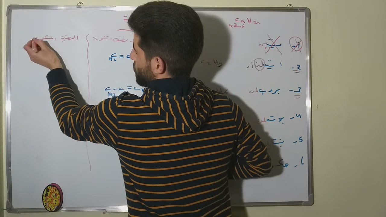 شرح درس الثالث من وحدة الكيمياء العضوية (المركبات الهيدروكربونية ) للصف التاسع الأساسي .