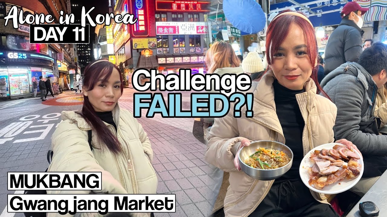 Going to KWANGJANG Market without INTERNET! 🇰🇷
