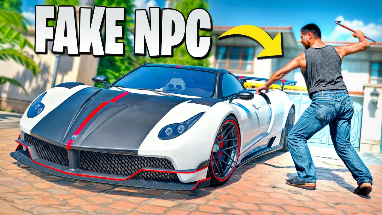 Ich KLAUE SPIELERN ihre AUTOS als FAKE NPC! 😨 | GTA 5 RP Real Life Online