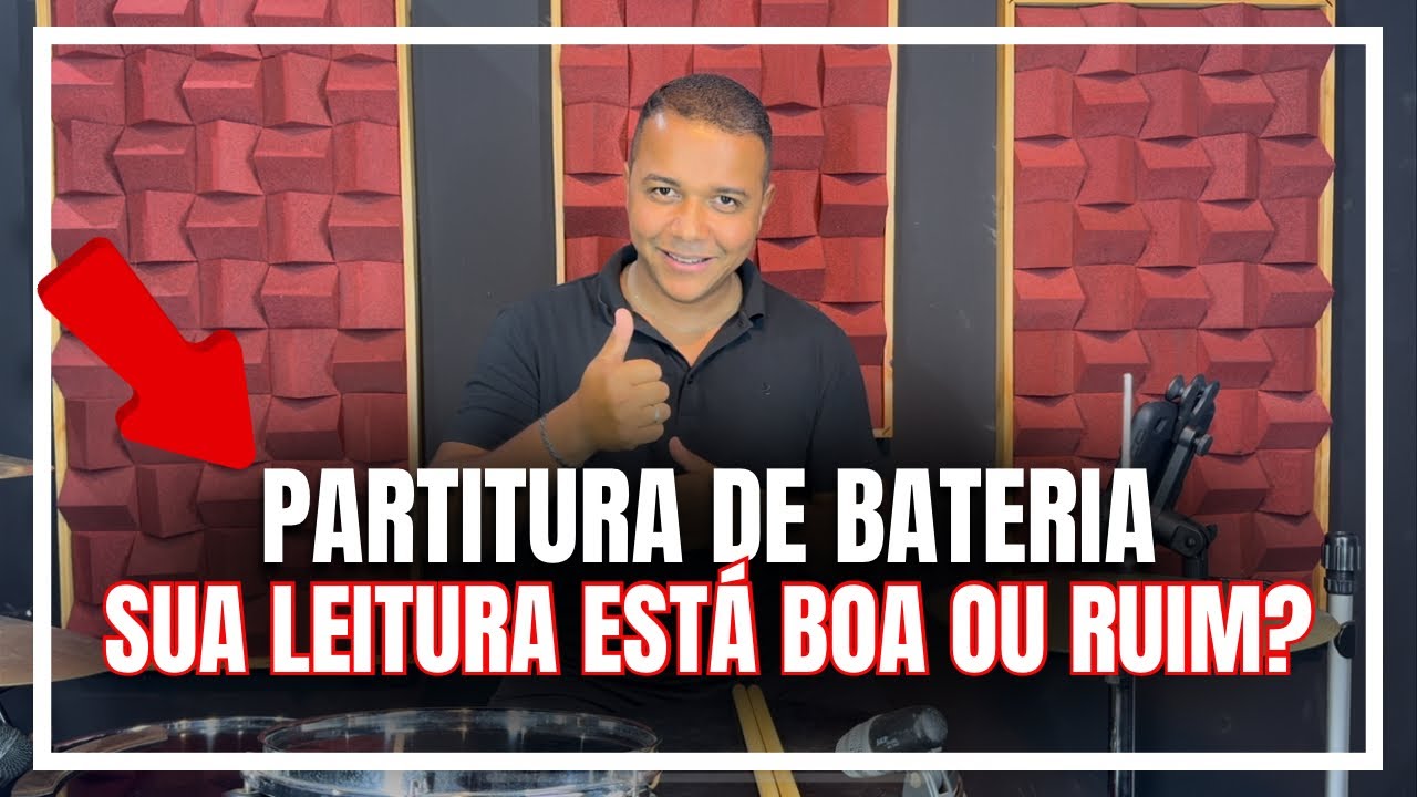 PARTITURA DE BATERIA - LEITURA COM MUDAN&Ccedil;A DE COMPASSO