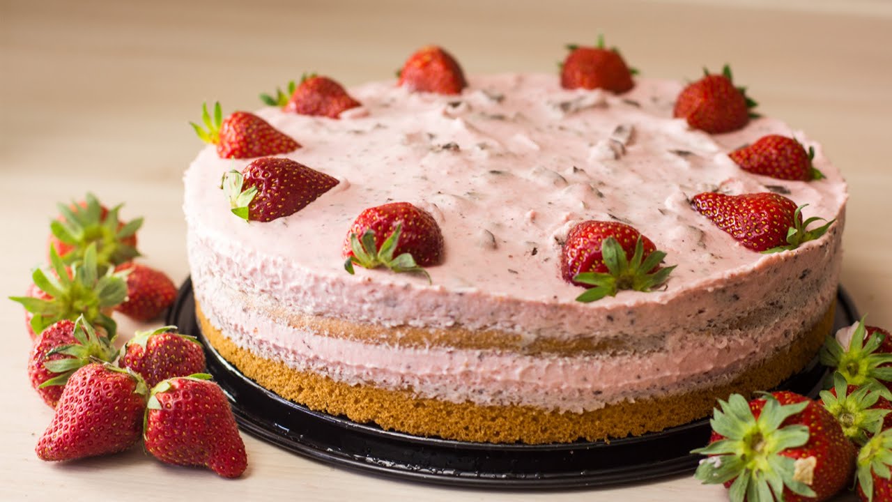 Schnelle Erdbeer Sahnetorte Rezept - Any Blum - Serie #82