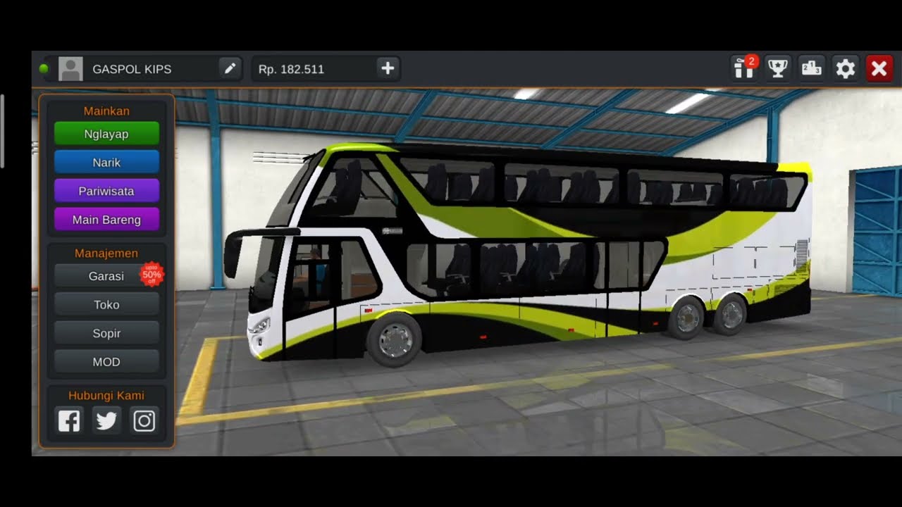 Cara memainkan BUS SIMULATOR INDONESIA untuk pemula || SIMULATOR BUS ID